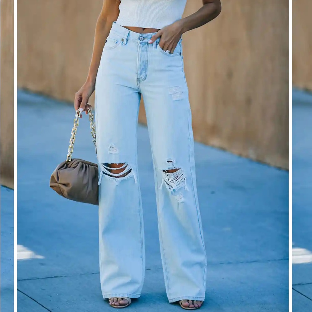 LONDON HIGH RISE 90S FLARE DENIM